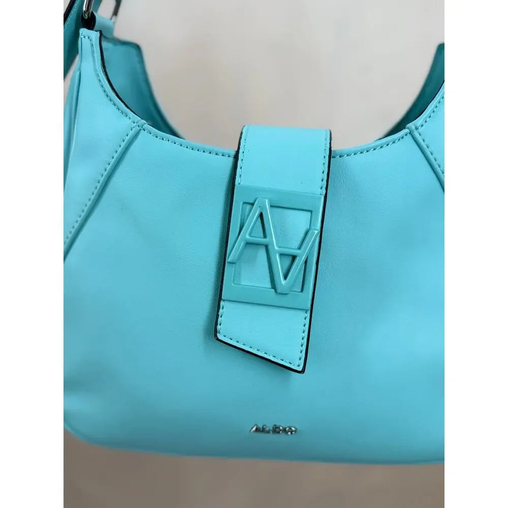 Vintage Y2K ALDO Aqua Blue Shoulder Bag